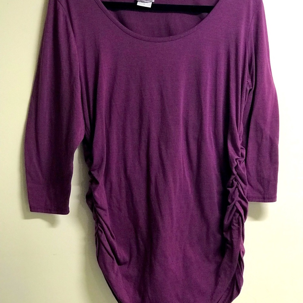 Ruched Maternity Top Size L